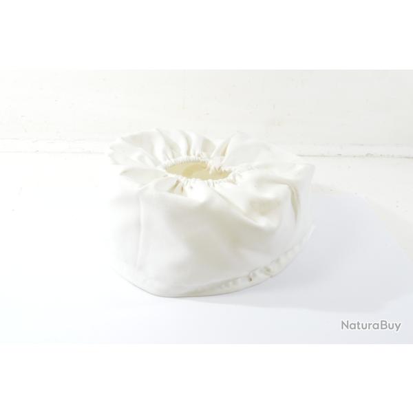 Couvre k�pi blanc, fabrication artisanal.