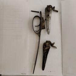 paire de platine fusil de chasse