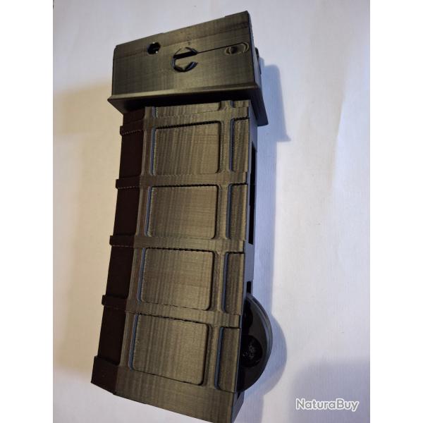 porte 2 barillet chargeur umarex ar15 hdr50 tr50 3d pla+carbone avec munitions cadeaux