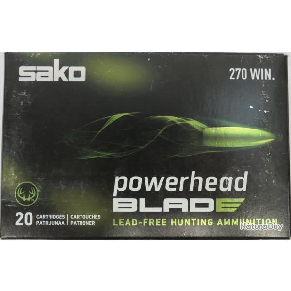 270 WIN SAKO POWERHEAD BLADE TEC.8G 12GR SANS PLOMB
