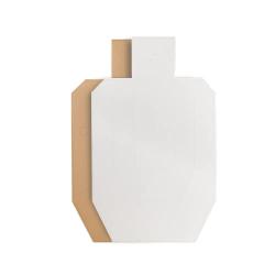 CARDBOARD SRA TARGET TAN/WHITE - 100 PCS./PACK