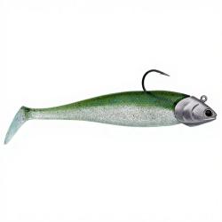 Leurre souple ILLEX Nitro shad 120 + head 28g Green sprat