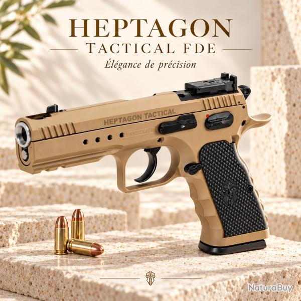 TANFOGLIO HEPTAGON TACTICAL 9�19 K FDE