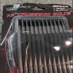 Nik archery adder, trait carbone arbalete ADDER par 12 , 7.5"