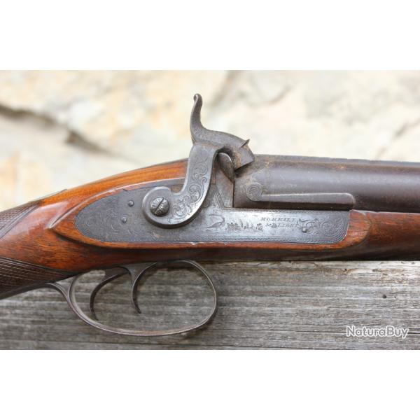 Bon fusil de chasse anglais � percussion calibre 16