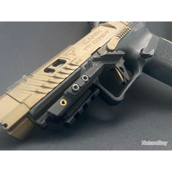 Repose Pouce Universel R�glable en PLACF(Fibre de carbone) Avec Rail Picatinny