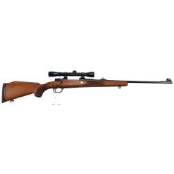 FOIRE OCCASION - CARABINE VOERE 98 CAL.6.5x55SE + LUNETTE BUSHNELLE 4x32