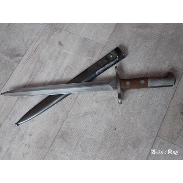 709673 BAIONNETTE SUISSE MODELE 1918 POUR FUSIL SCHMIDT RUBIN K31 ou K11