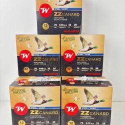 175 Cartouches Winchester ZZ canard CAL 12 Acier N&deg;6