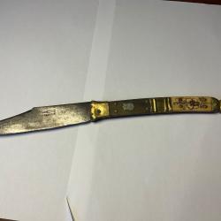 Couteau marque Beauvoir, tr&egrave;s bon &eacute;tat, voir photo ouvert 34 cm