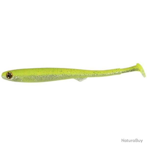 FOX RAGE LOT DE 4 SLICK FAST 15CM - UV CHARTREUSE AYU