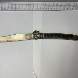 Couteau marque effacee beauvoir ?voir photo ouvert 34,5 cm
