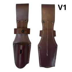 Etui &agrave; Gousset Ba&iuml;onnette Allemande 98K Marron - Militaria WW2 V1