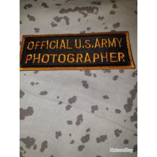 Patch tissu US  photographer  (01)