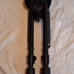 Bipied HARRIS 1 A2 Ultralight r&eacute;glable en hauteur(19 &agrave; 29 cm)