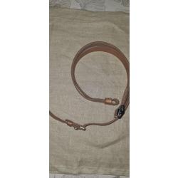 bretelle en cuir marron claire  pour 98 K  (012)