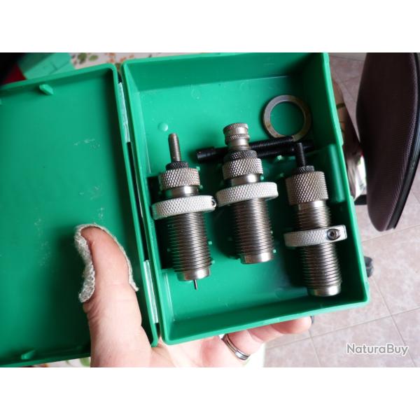 jeu d'outils 38/357 Magnum carbure RCBS + UN JEU OFFERT EN LYMAN ACIER