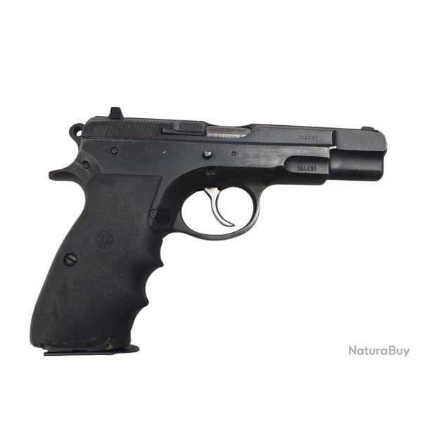 PISTOLET SURPLUS CZ 75 CALIBRE 9x19 PLAQUETTES HOGUE ref.1