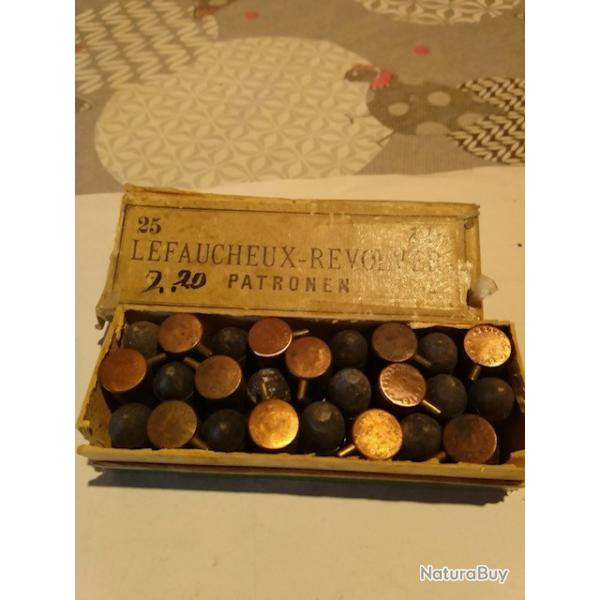 boite de 25 cartouches cal 12mm a broche