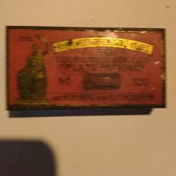 boite avec 50 cartouches cal 320 a blanc