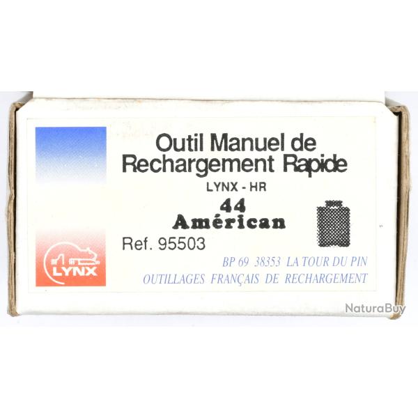 Outil de rechargement manuel rapide LYNX pour 44 American