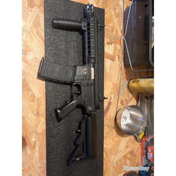 Fusil Spartan A&K M4 Delta Beowulf CQB AEG Full Metal Noir     1� prix de r�serves !!!!!!!!!!!!!!!!!