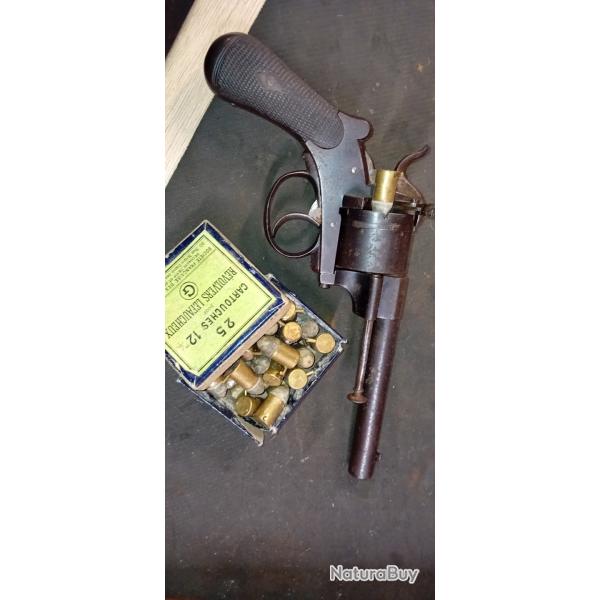 Revolver type lefaucheux calibre 12mm