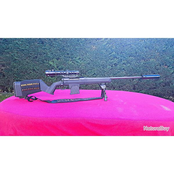 pack tir chasse carabine savage axis hunter lite 222 remington