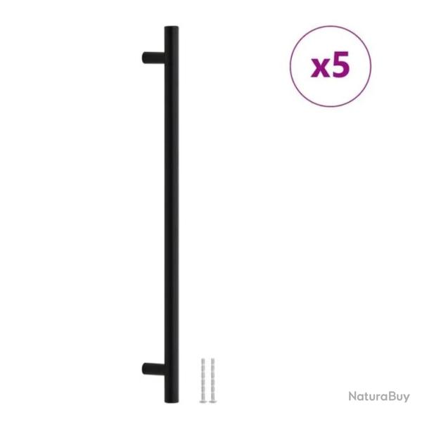 Poign�es armoire acier inoxydable noir 320 mm design moderne durable