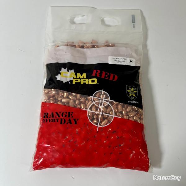 Cam Pro Red Ogives Plomb Cuivre FCP 9 RN 125gr diam�tre .355 x1000