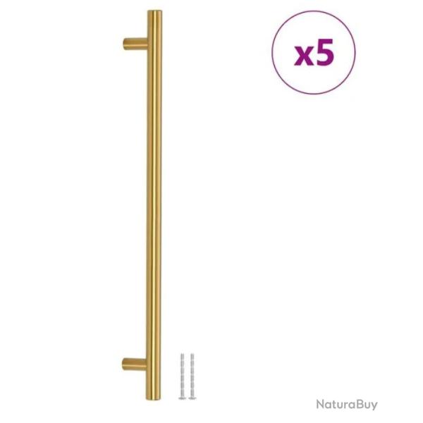 Poign�es armoire acier inoxydable dor� 320 mm design moderne durable