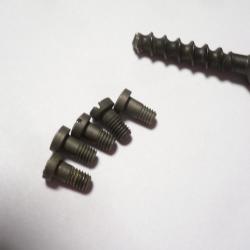 5 vises de plaquette et une vise &agrave; bois