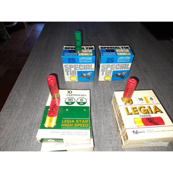 Cartouche cal 16 legia