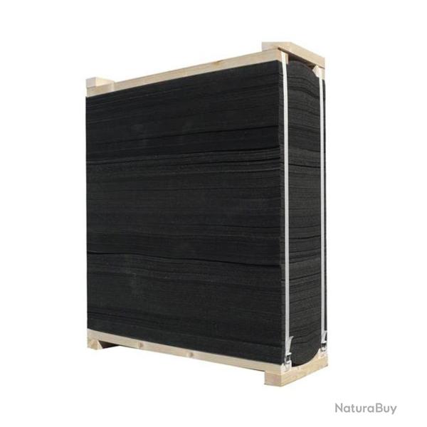 Cible en Mousse avec Cadre en Bois 60x60x30?cm Band�e Cible en mousse 60x60x30 cm