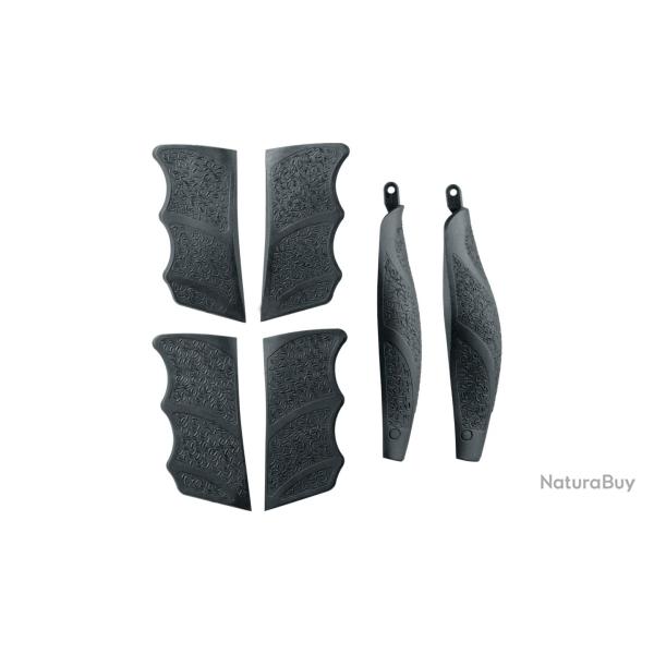 KIT DOS DE POIGNEE + PLAQUETTES DE CROSSE TAILLE S, L POUR SFP9 T4E HECKLER & KO