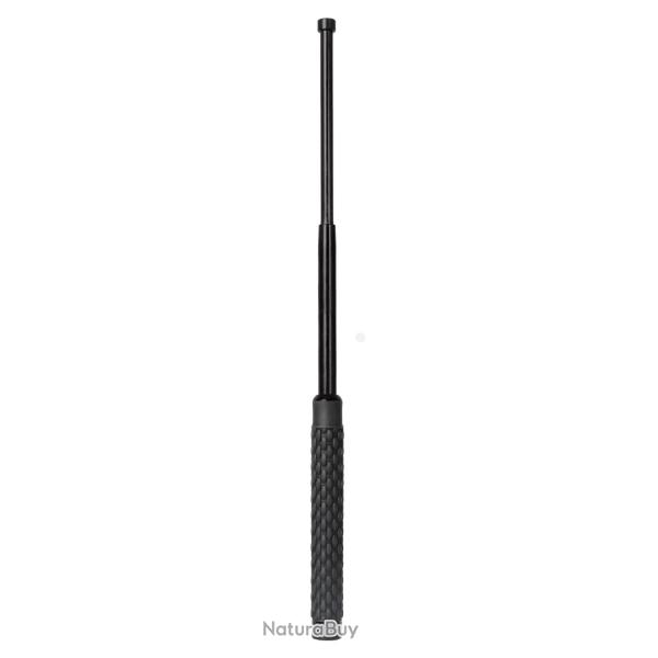 MATRAQUE TELESC. 21'' ACIER AVEC ETUI - POIGNEE CAOUTCHOUC