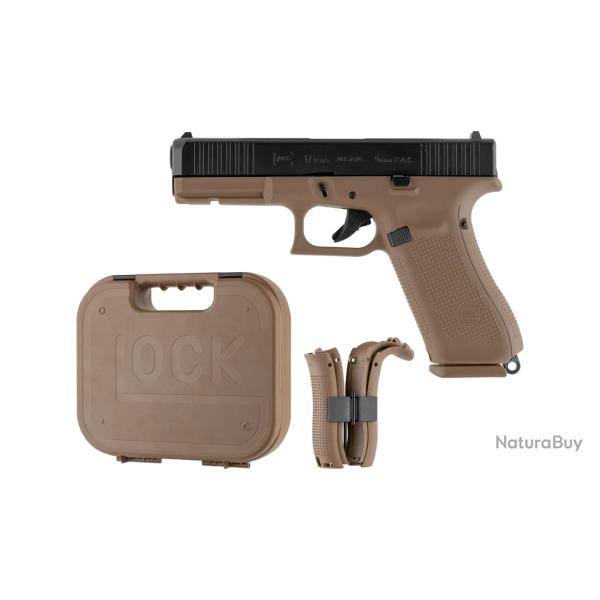 PIST GLOCK 17 GEN5 CAL 9 MM PAK - COYOTE - EDITION LIMITEE FRENCH ARMY