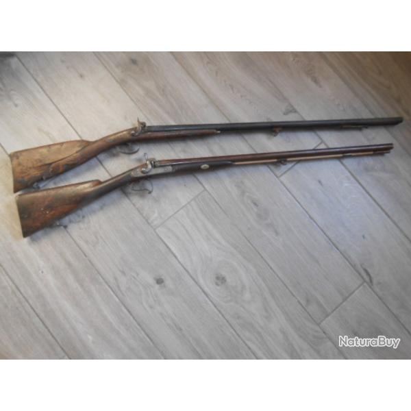 LOT FUSIL CHASSE PERCUSSION