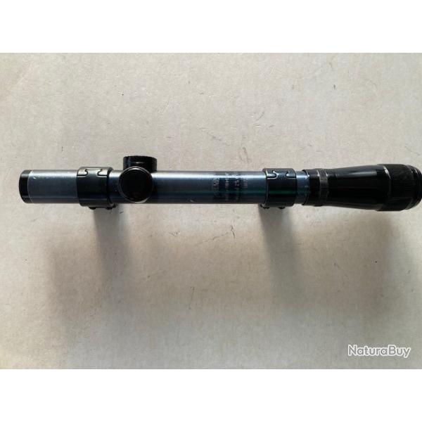 Lunette Allemande K. KAPS Zieljagd 2,5 x 19 avec montage WEAVER 875 tip-off pour rail de 11mm