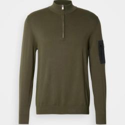 Barbour - Pull Zipp&eacute; Blades Cotton Half Zip Jumper taille xl
