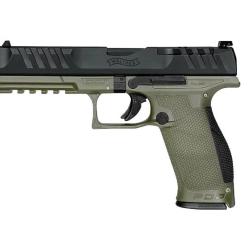 PIST PDP FULL SIZE WALTHER 5'' CAL 9X19, 18 COUPS - OD GREEN