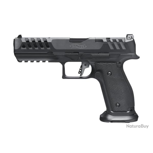 PIST PDP SF MATCH FULL SIZE WALTHER 5'' CAL 9X19, 18/20 COUPS