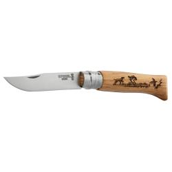 Couteau OPINEL 8 Inox Chien Ch&ecirc;ne Opinel n&deg;8 Chien