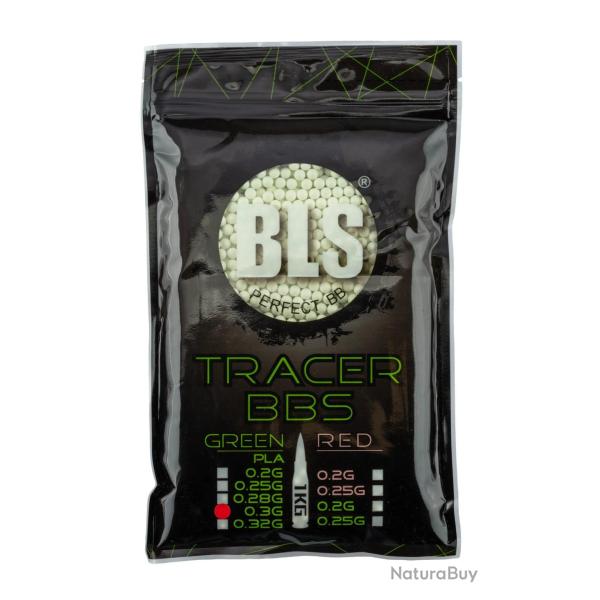 Billes Airsoft Tra�antes BLS 0,30?g BIO - Sachet de 1 KG BB BILLES BLS TRACER SACHET 1KG VERT - 0.30