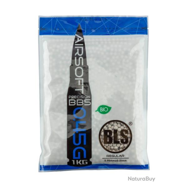 Billes lourdes 6mm airsoft biod�gradables BLS BIO 0.45g - Sac de 1 kg Sachet 1KG Billes 0.45g BIO