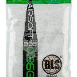 Billes lourdes 6mm airsoft BLS 0.36g - Sac de 1 kg CARTON DE 20 SACHETS DE BILLES BLS STD 1KG - 0.36