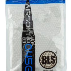Billes lourdes 0.45g airsoft BLS - Sac de 1 kg CARTON DE 20 SACHETS DE BILLES BLS STD 1KG - 0.45g