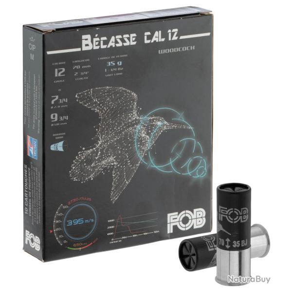 FOB 12/70 Sp�ciale B�casse 35g Plomb 7 3/4 + 9 3/4 12/70 n� 7 � et n� 9 �
