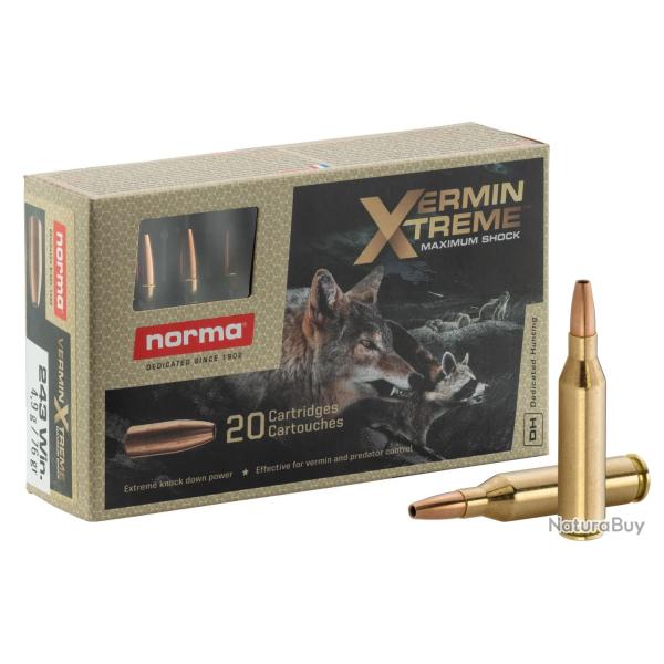 Norma .243 Winchester balle VerminXtreme 76gr / 4,9g 76 grains
