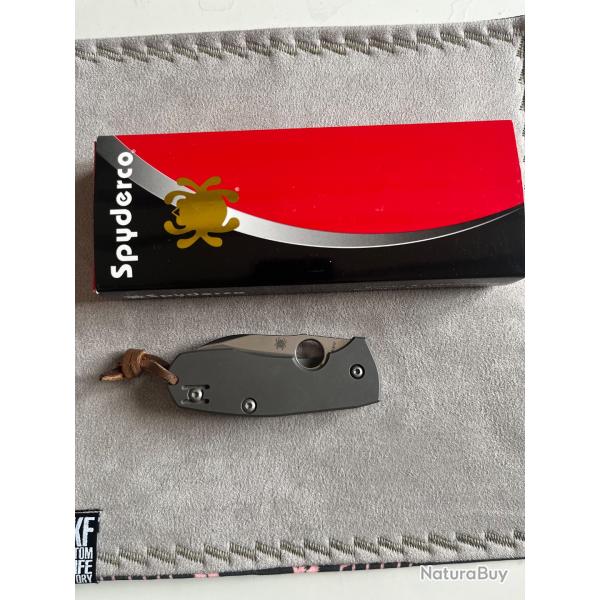 SPYDERCO TECHNO 2 lame acier CTS  XHP manche titane